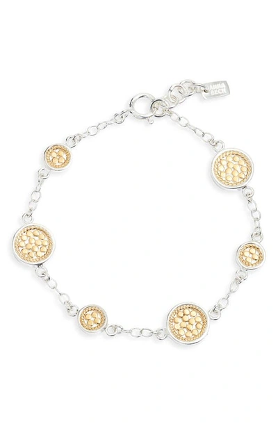 Shop Anna Beck Classic Station Bracelet In Two Tone
