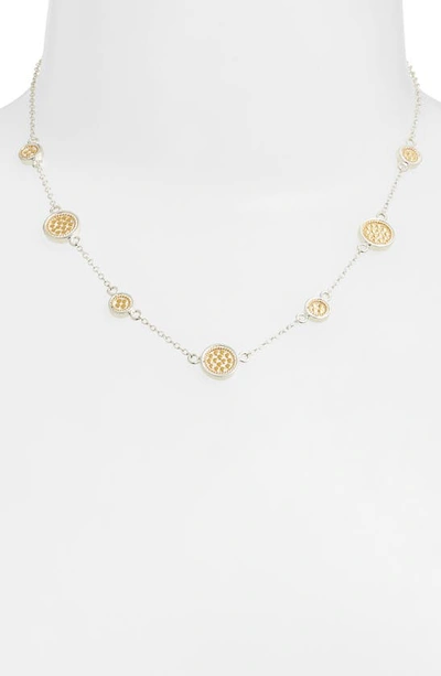 Shop Anna Beck Classic Station Necklace In Two Tone