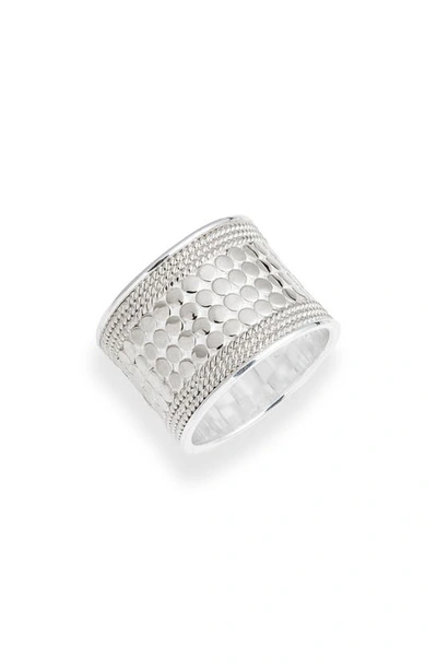 Shop Anna Beck Classic Band Ring In Silver