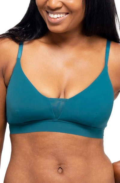 Uwila Warrior Soft Bra In Blue Coral
