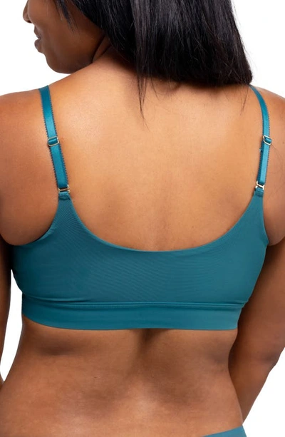 Uwila Warrior Soft Bra In Blue Coral