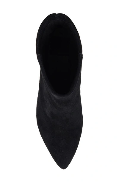 Shop Dolce Vita Dee Pointed Toe Bootie In Nero Suede