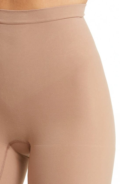 Shop Spanx Everyday Shaping Shorts In Cafe Au Lait