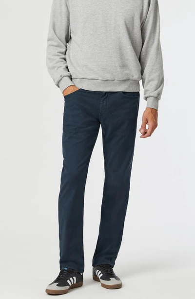 Mavi Jeans Marcus Slim Straight Leg Five Pocket Pants In Dark Navy Luxe Twill
