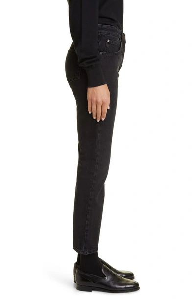 Shop The Row Riaco Straight Leg Jeans In Black