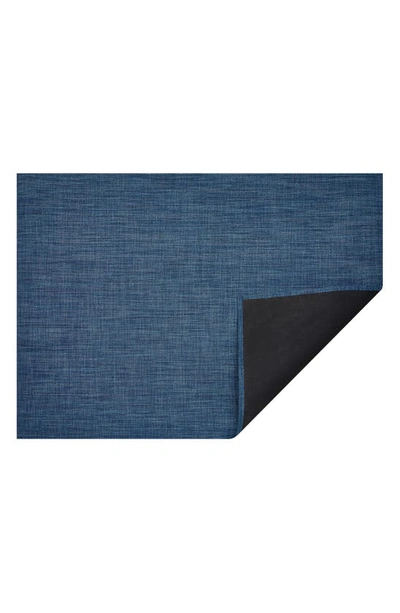Chilewich Boucle Floor Mat, 2' X 6' In Blueberry
