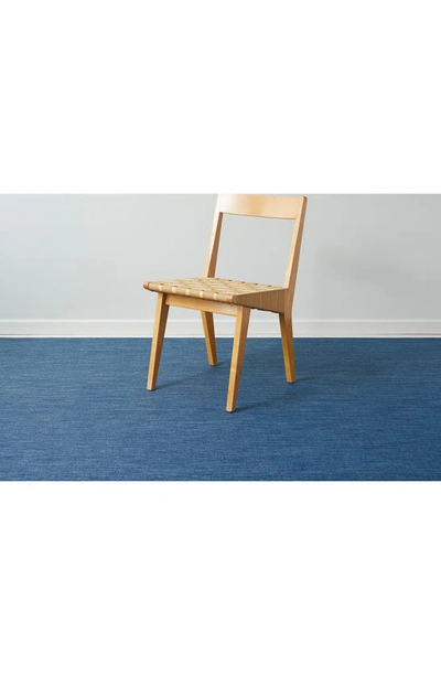 Chilewich Boucle Floor Mat, 2' X 6' In Blueberry