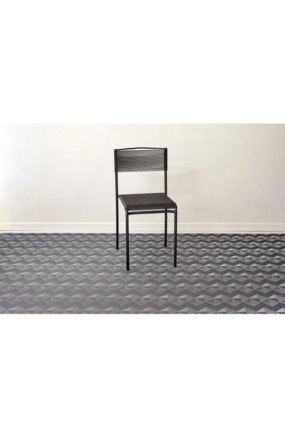 Shop Chilewich Quilted Jacquard Area Rug In Tuxedo