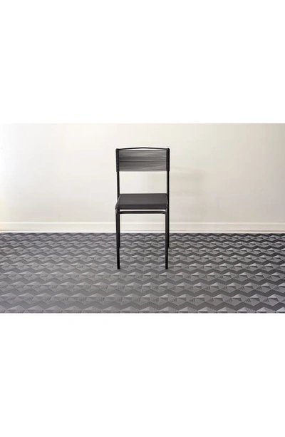 Shop Chilewich Quilted Jacquard Area Rug In Tuxedo