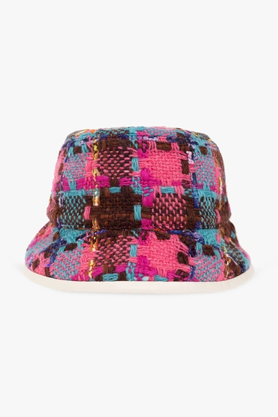 Shop Gucci Multicolour Bucket Hat With Logo In New