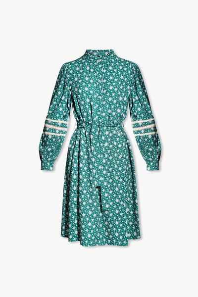 Shop Woolrich Green Floral Dress In New