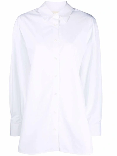 Shop Loulou Studio Cotton Shirt Clothing In White