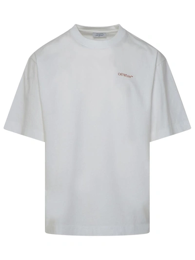Shop Off-white T-shirt Scratch Arrow In White