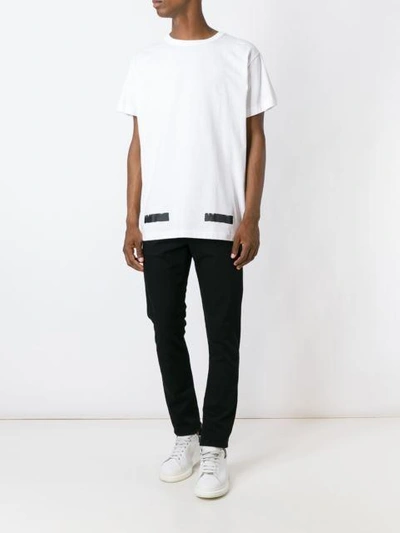Shop Off-white Brushed Diagonals T-shirt