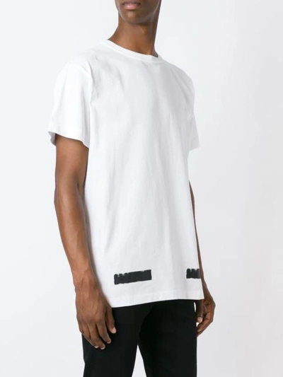 Shop Off-white Brushed Diagonals T-shirt