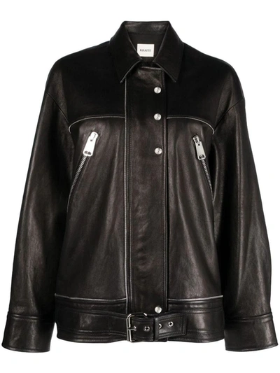 Shop Khaite Jacket In Black