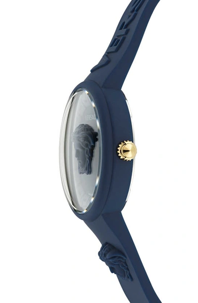 Versace Men's 39mm Medusa Pop Watch In Navy