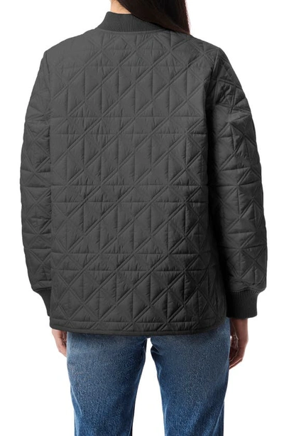 Bernardo Quilted Liner Jacket In Black