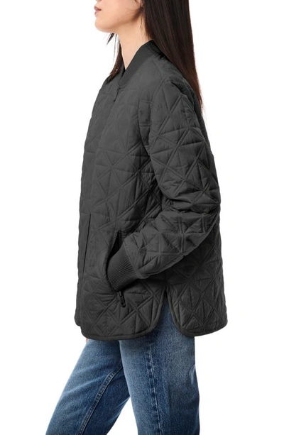 Bernardo Quilted Liner Jacket In Black