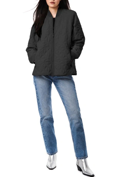 Bernardo Quilted Liner Jacket In Black