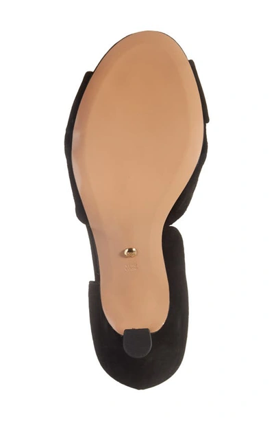 Shop Pelle Moda Wayan Knot Detail Open Toe Pump In Black