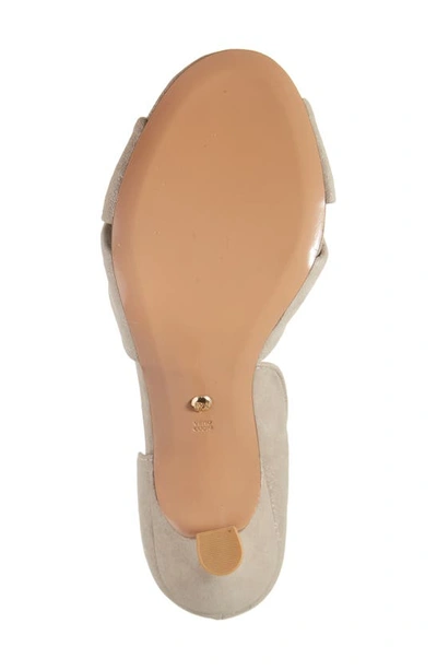 Pelle Moda Wayan Knot Detail Open Toe Pump In Dark Taupe