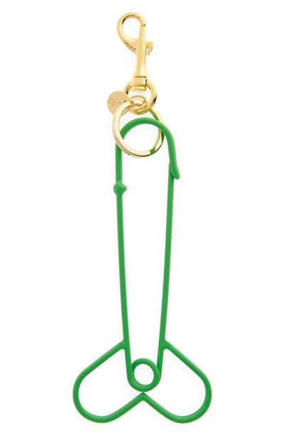 Shop Jw Anderson Penis Pin Key Chain In Green