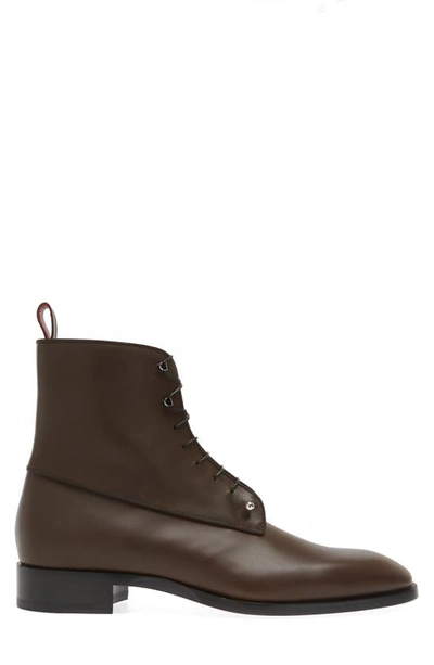 Christian Louboutin Chambeliboot Flat Piercing Detail Boot In C959-cosme