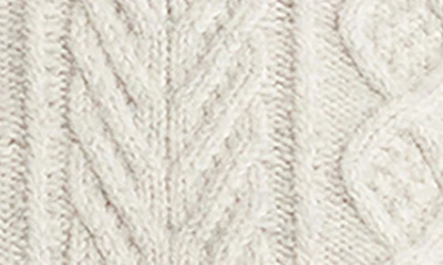 Shop Rag & Bone Brody Cable Knit Vest In Light Grey