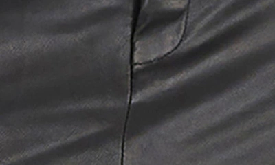 Shop Rag & Bone Nora Leather Miniskirt In Black
