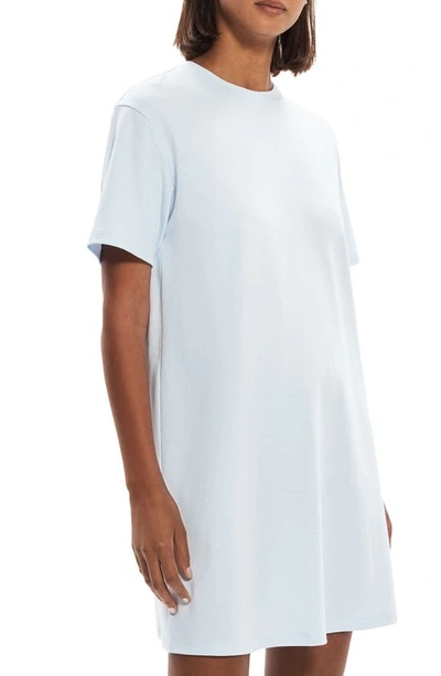 Shop Theory Stripe Perfect T Supima® Cotton T-shirt Dress In Dahlia Multi - 0ul