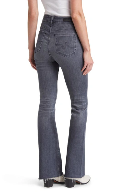 Ag Farrah High Waist Raw Hem Bootcut Jeans In 14 Years Albany
