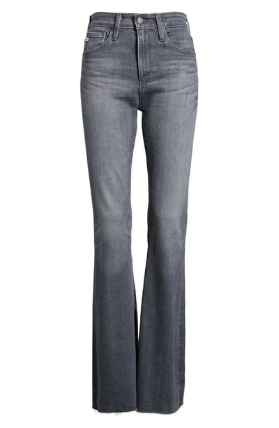 Ag Farrah High Waist Raw Hem Bootcut Jeans In 14 Years Albany