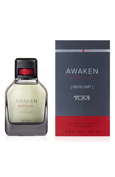 Tumi New!  Men's Awaken Distilled [08:00 Gmt] Extrait De Parfum Spray, 3.4 Oz.