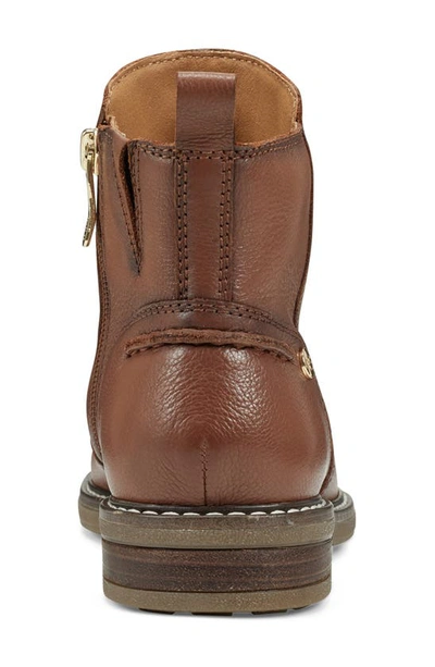 Easy Spirit Women's Eflex Juna Block Heel Casual Booties In Medium Brown