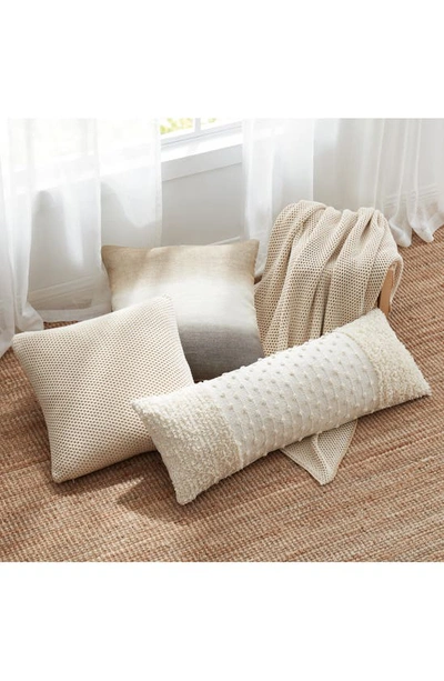 Dkny Dip Dye Linen Accent Pillow In Linen