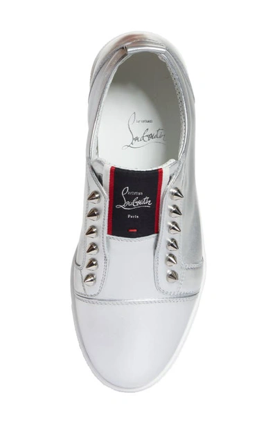 Shop Christian Louboutin Vontade Sneaker In Sv20 Silver