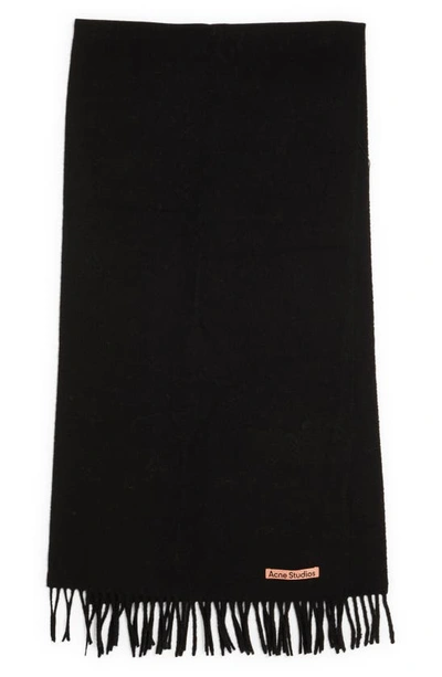 Acne Studios Cashmere Scarf In Black