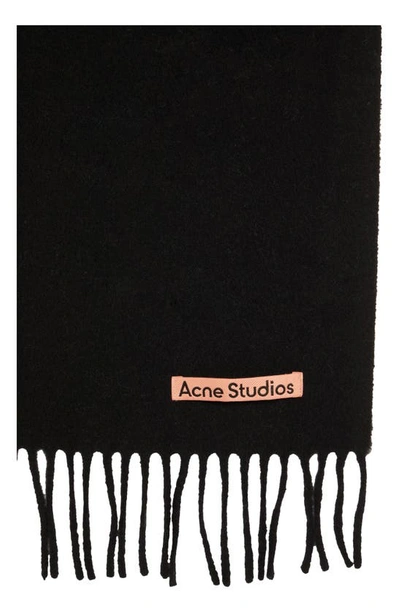 Acne Studios Cashmere Scarf In Black