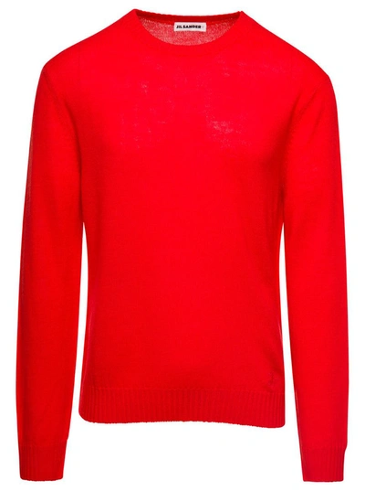 Shop Jil Sander Sweater Cn Ls In Orange