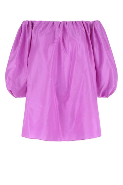 Shop Valentino Garavani Shirts In Purple