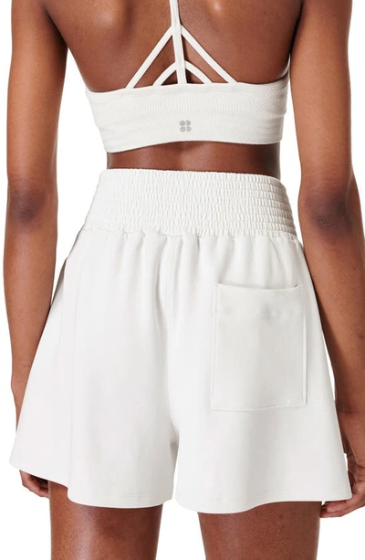 Sweaty Betty Sand Wash Cloud Weight Shorts In Lily White