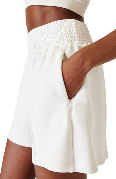 Sweaty Betty Sand Wash Cloud Weight Shorts In Lily White