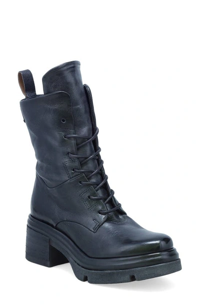 Shop As98 Elvin Lug Sole Bootie In Black