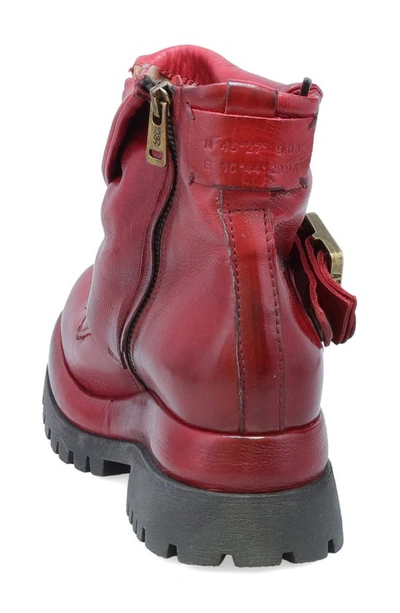 Shop As98 Drakie Bootie In Cranberry