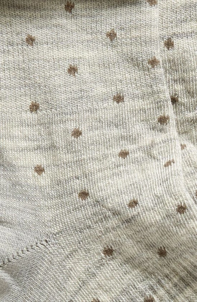 Smartwool Everyday Classic Dot Wool Blend Ankle Socks In Ash