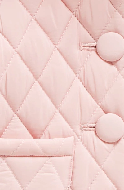 Shop Rachel Riley Quilted Hooded Jacket In Pink