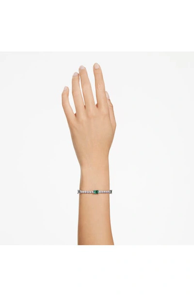 Swarovski Crystal-embellished Bracelet In Green