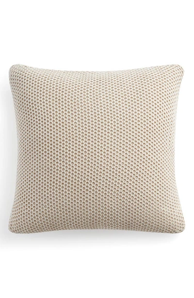 Shop Dkny Honeycomb Textured Accent Pillow In Linen