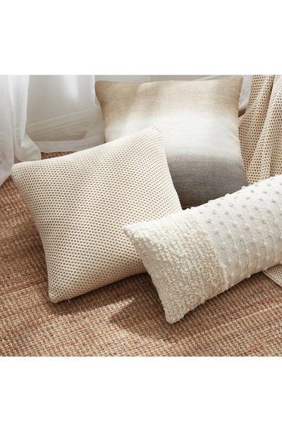 Shop Dkny Pure Honeycomb Textured Accent Pillow In Linen